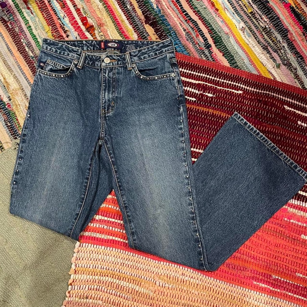 BONGO Women's Blue and Navy Jeans